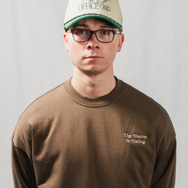 The Course is Calling Crewneck - Yippy Golf
