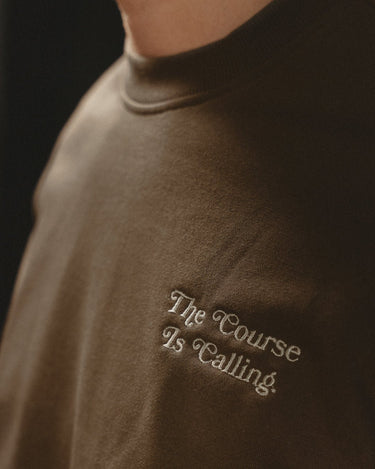 The Course is Calling Crewneck - Yippy Golf