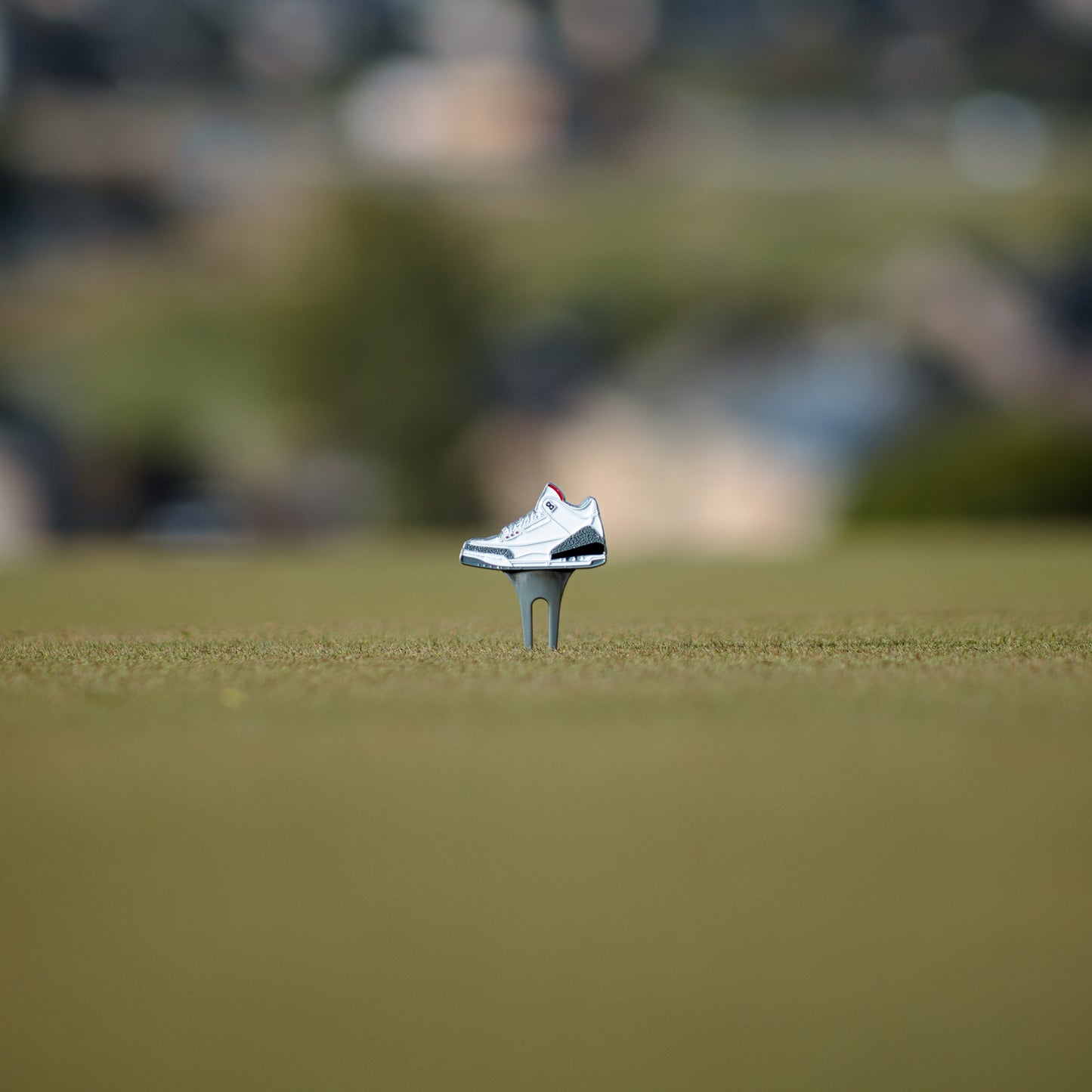 AJ 3 Sneaker Inspired Divot Repair Tool