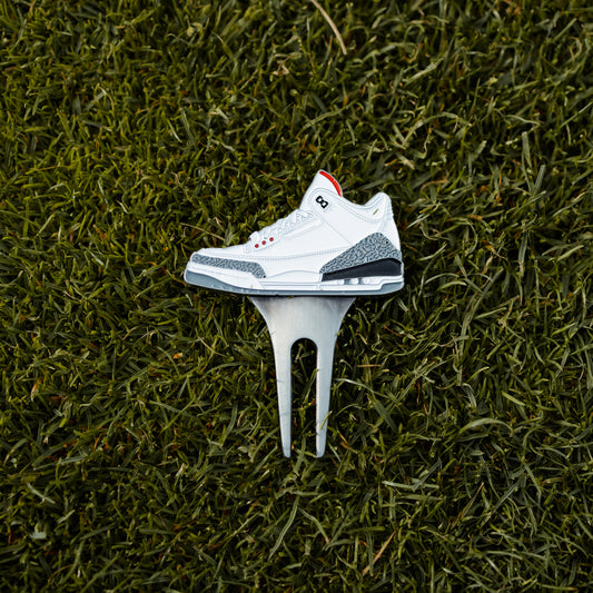 AJ 3 Sneaker Inspired Divot Repair Tool