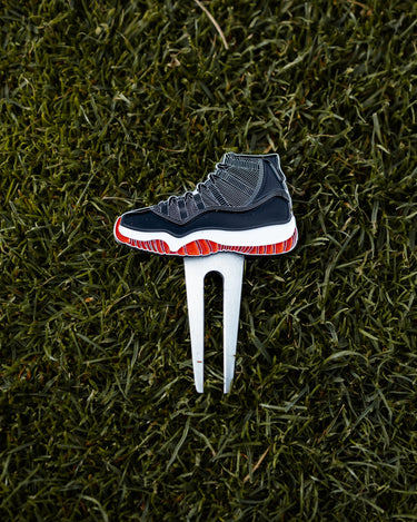 AJ 11 Sneaker Inspired Divot Repair Tool - Yippy Golf