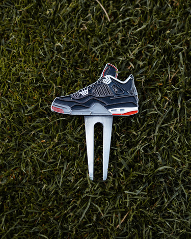 AJ 4 Sneaker Inspired Divot Repair Tool - Yippy Golf